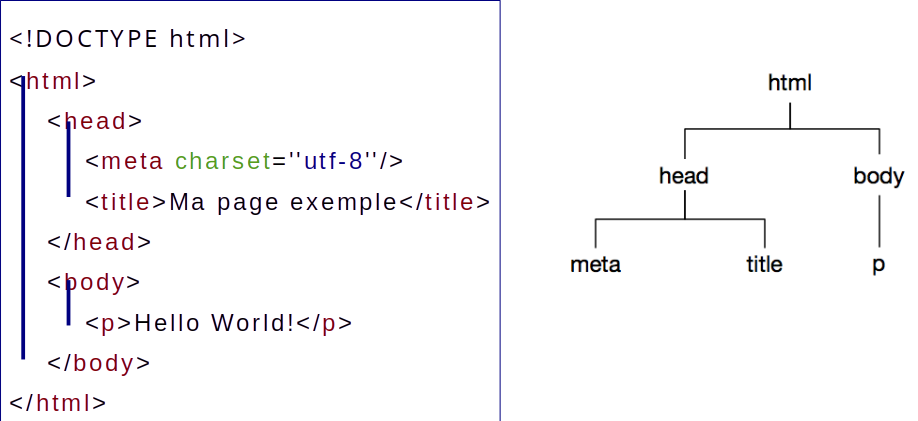 Du document HTML à l’arbre DOM